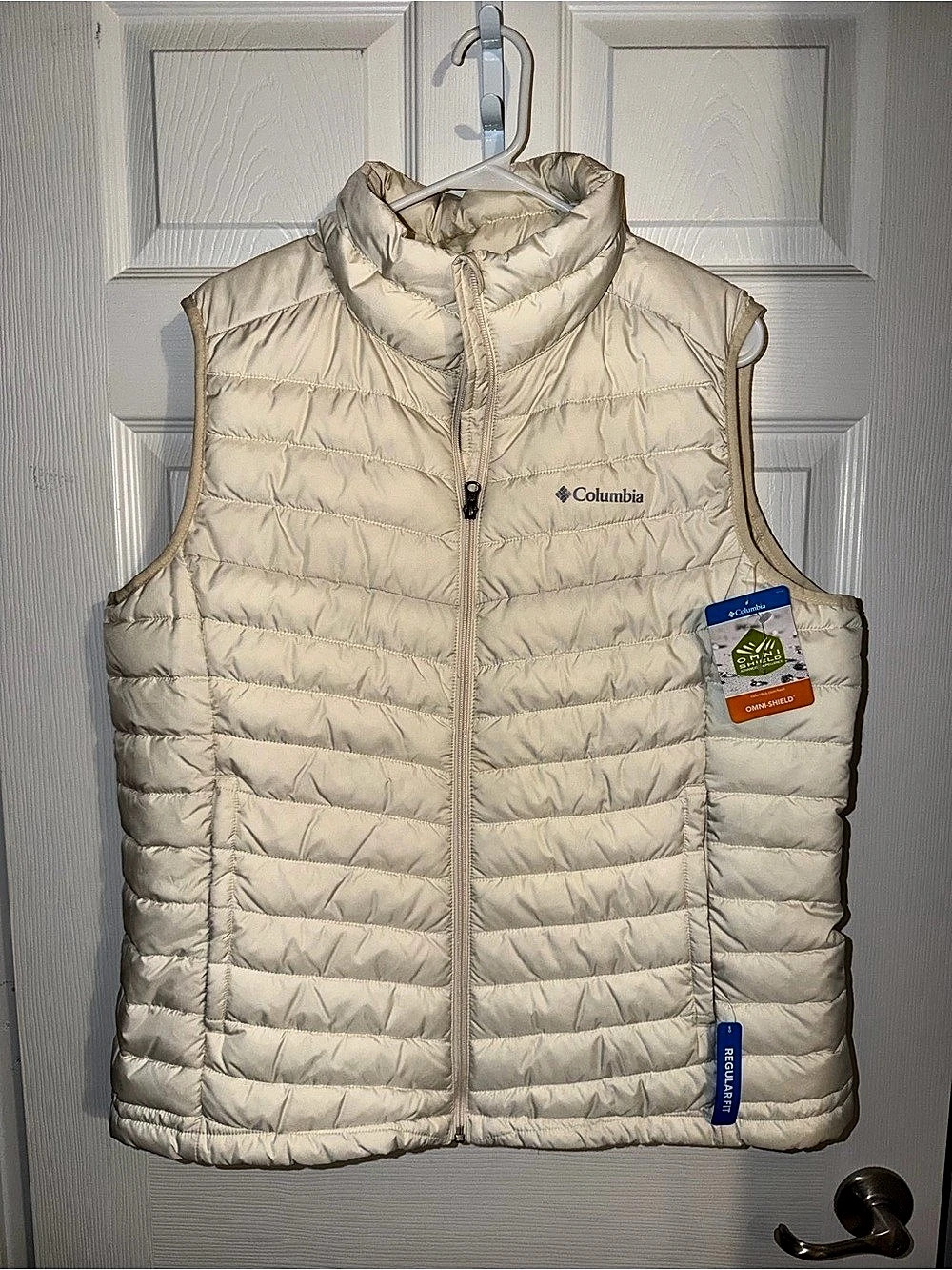 Columbia Vest Women's Cream Puffer XL